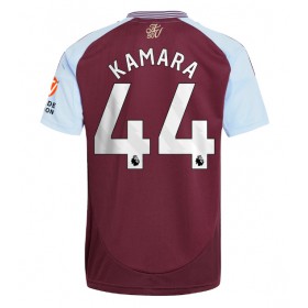 Aston Villa Boubacar Kamara #44 Hemmakläder 2024-25 Kortärmad